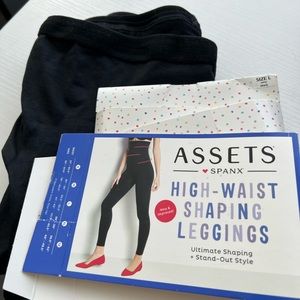 ASSETS by SPANX Women's High-Waist Seamless Leggings - Black L